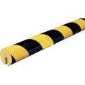 Knuffi By Ironguard Knuffi, Edge Bumper Guard, Type B, 196-3/4L x 1-9/16W, Black & Yellow 60-6710